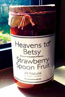 Strawberry Spoon Fruit 8 oz Jar - Heavens to Betsy