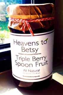 Triple Berry Spoon Fruit  - 8 oz jar | Heavens to Betsy