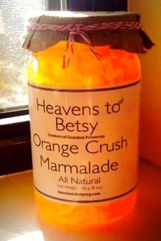 Orange Crush Marmalade - 8 oz jar | Heavens to Betsy