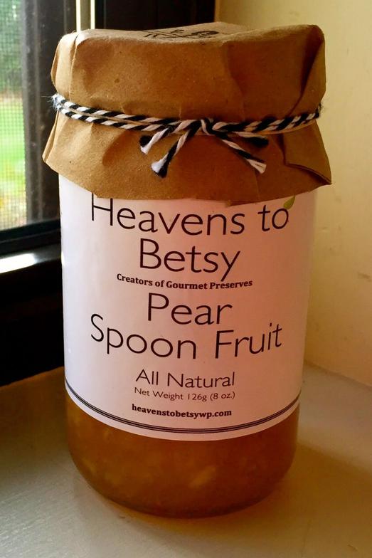 Pear Spoon Fruit  - 8 oz jar | Heavens to Betsy
